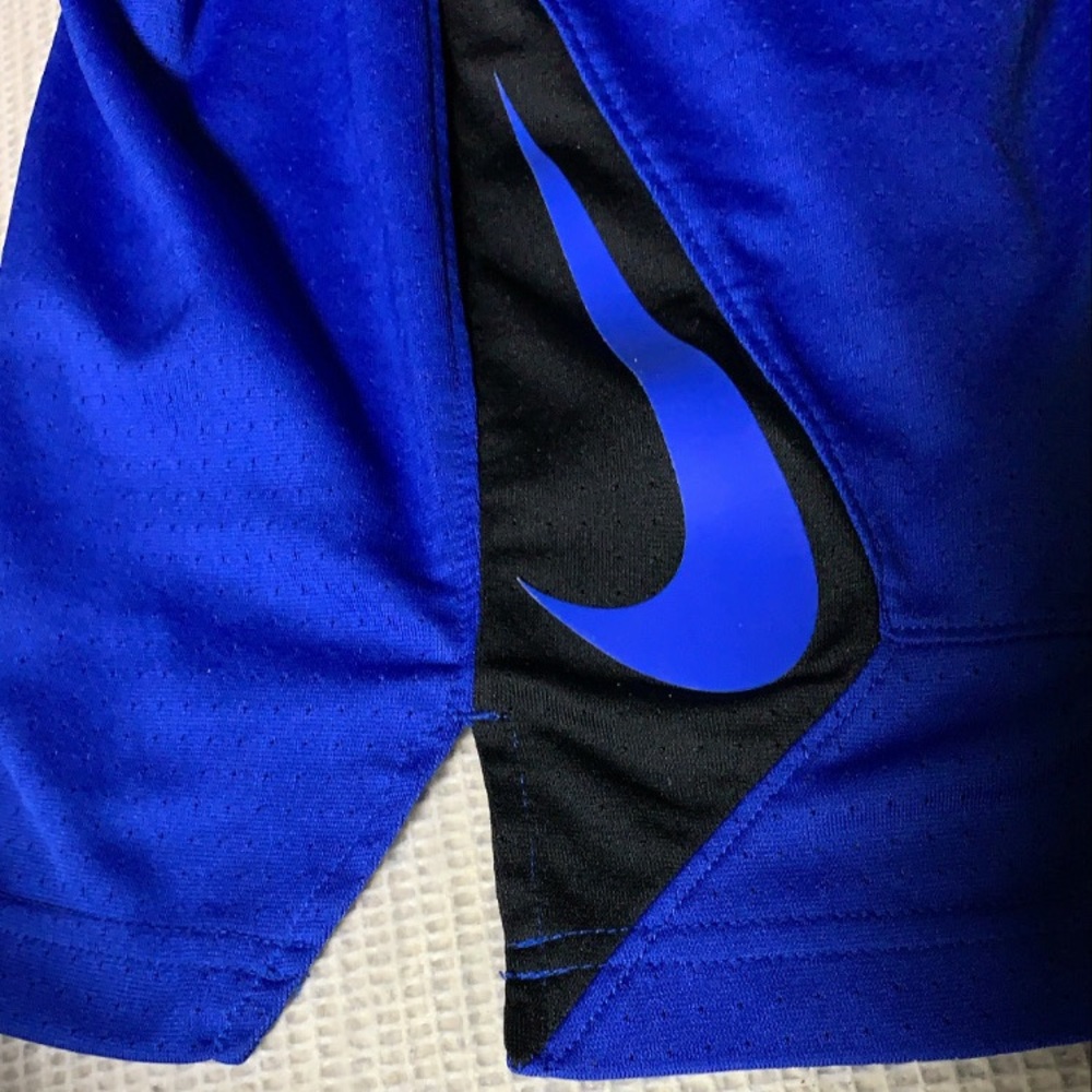 Nike blue workout shorts